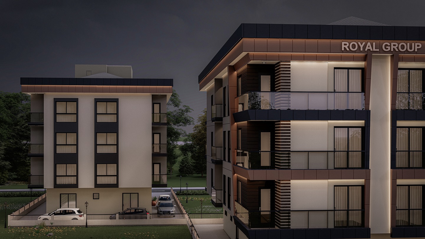 Royal Life Seyrek — gece görünümü